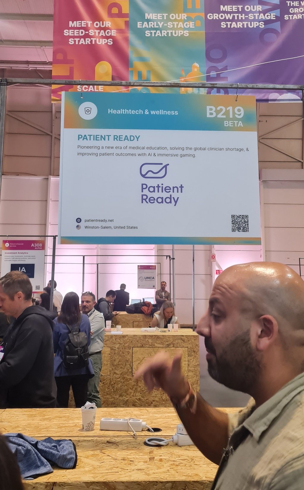 at Patient Ready Booth