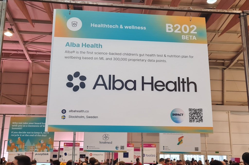 Alba Health booth