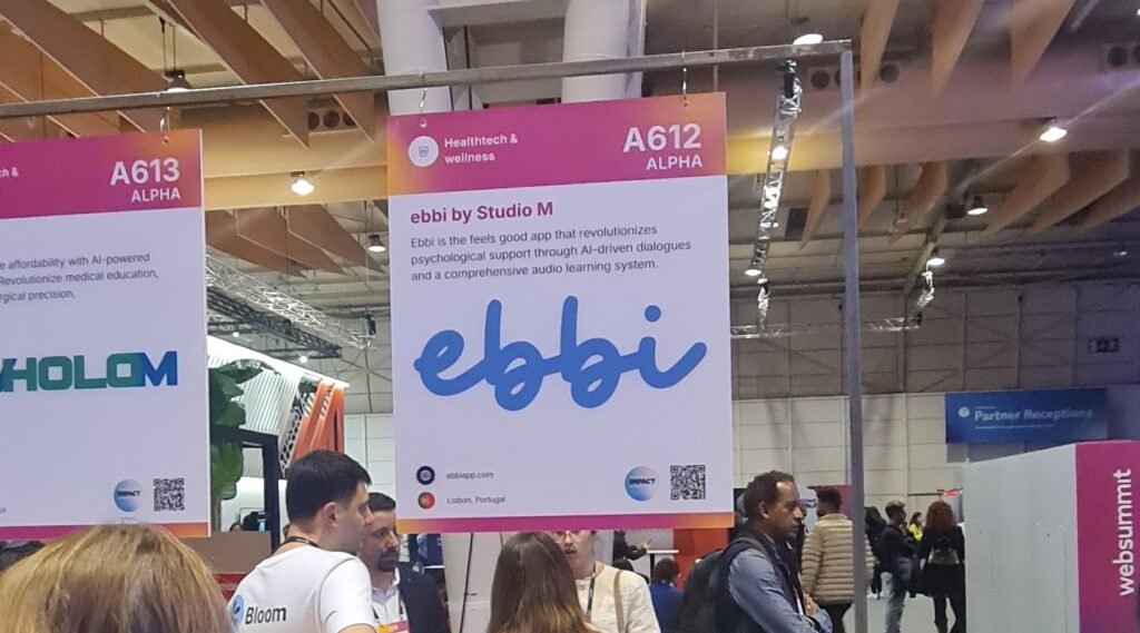 ebbi booth at Web Summit 2024