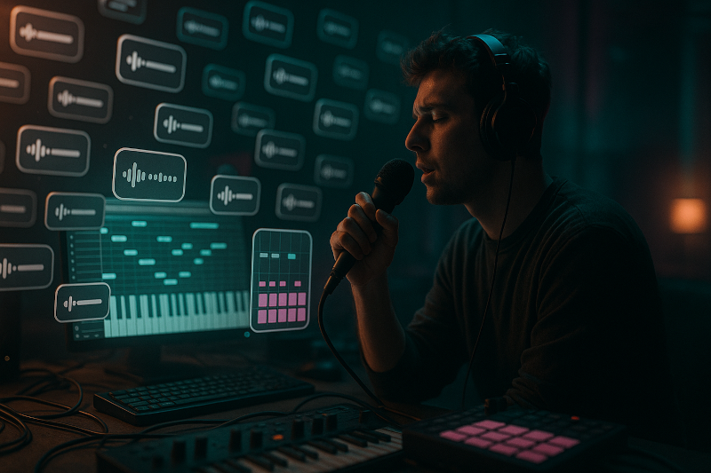 voice to MIDI AI