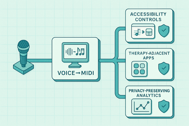 voice to MIDI AI