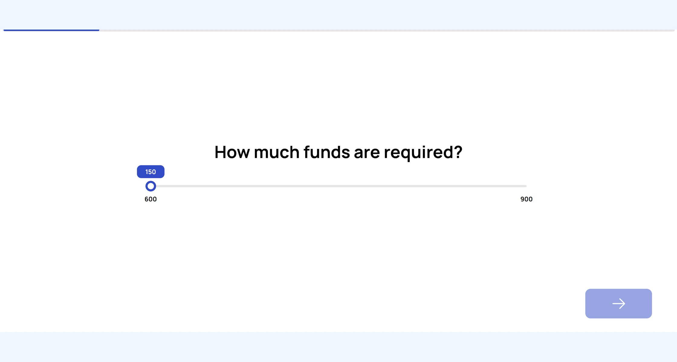 Huron Mortgages interactive funding requirement slider